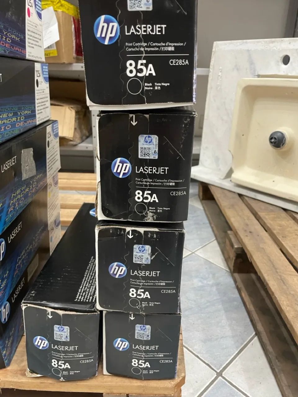  05 Cartuchos de Toner HP 85A - CE285A