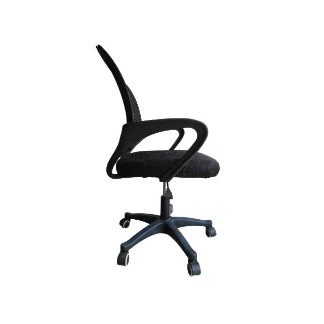 Cadeira giratória de escritório estofada com encosto e apoio de braços - Foto 2