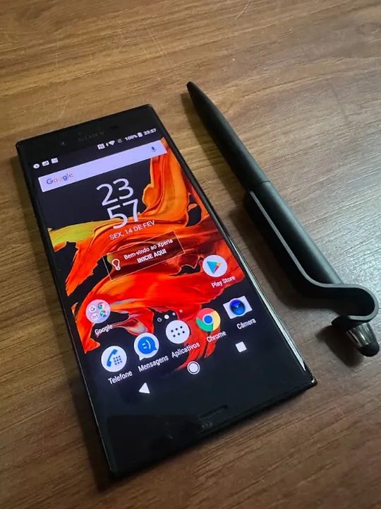 Sony Xperia Xz Dual Sim 64 Gb 3gb Nfc Tela 5.2 Full Hd+ 23MPX CANETA TOUCH STYLUS  SUPORTE