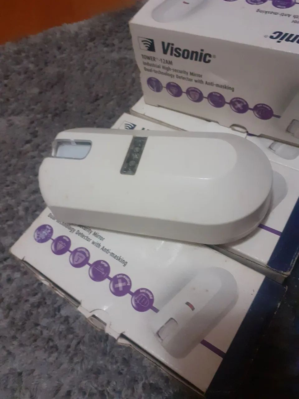 05 UNIDADES Detector de segurança Visonic Tower-12AM - Foto 3