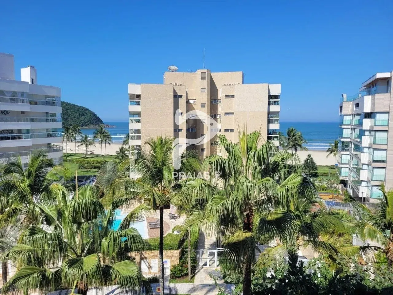 Apartamento, vista para o mar na Riviera de São Lourenço