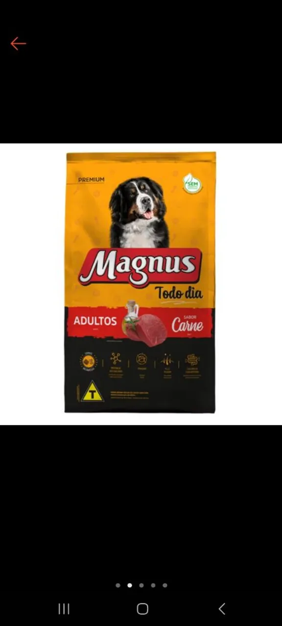 Ração Magnus Todo Dia Adultos Sabor Carne