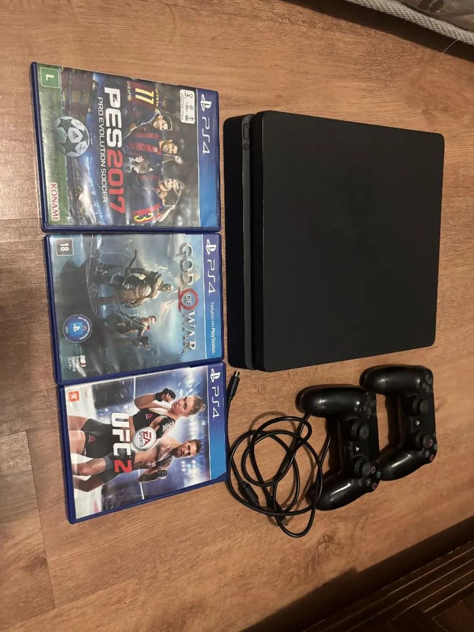 PS4 SLIM 1TB, 2 CONTROLES E JOGOS - Foto 4