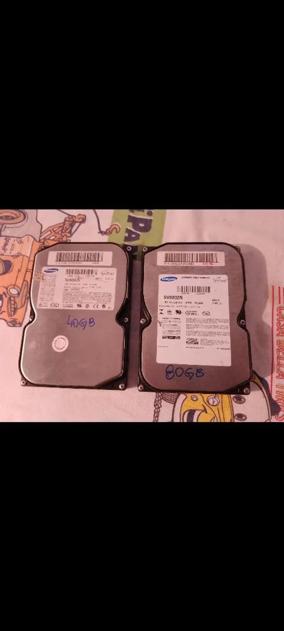 HDs Samsung 40 e 80 GB  - Foto 2
