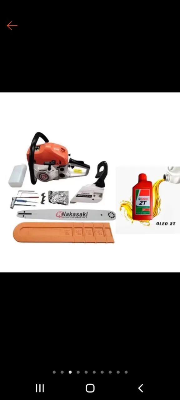 Motosserra a Gasolina Profissional 78cc 3.5HP - Foto 2