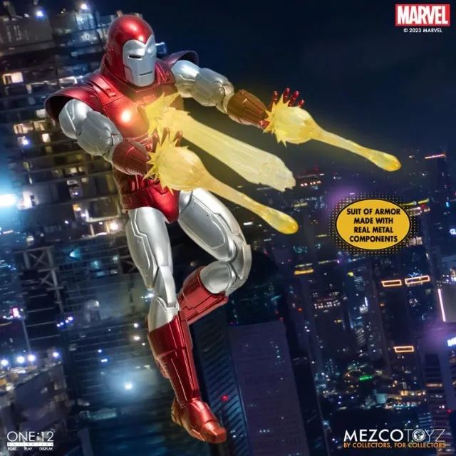 Marvel: Iron Man Silver Centurion One:12 Collective Action Figure by Mezco Toys - Foto 2