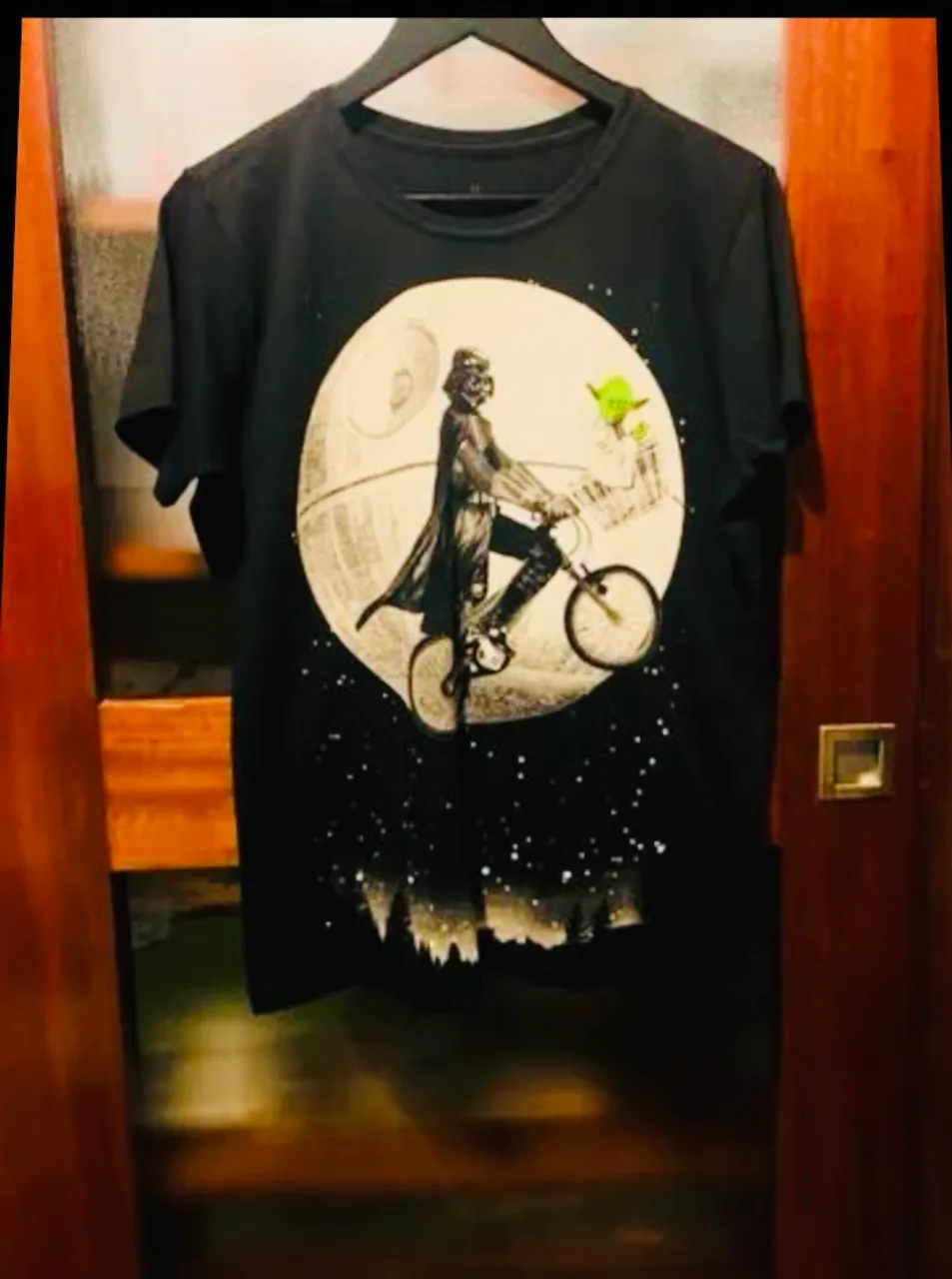 Camiseta Star Wars Darth Vader e Yoda TAM P