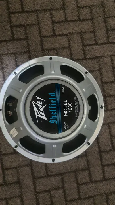 Alto falante shefield 1230 - REPARO