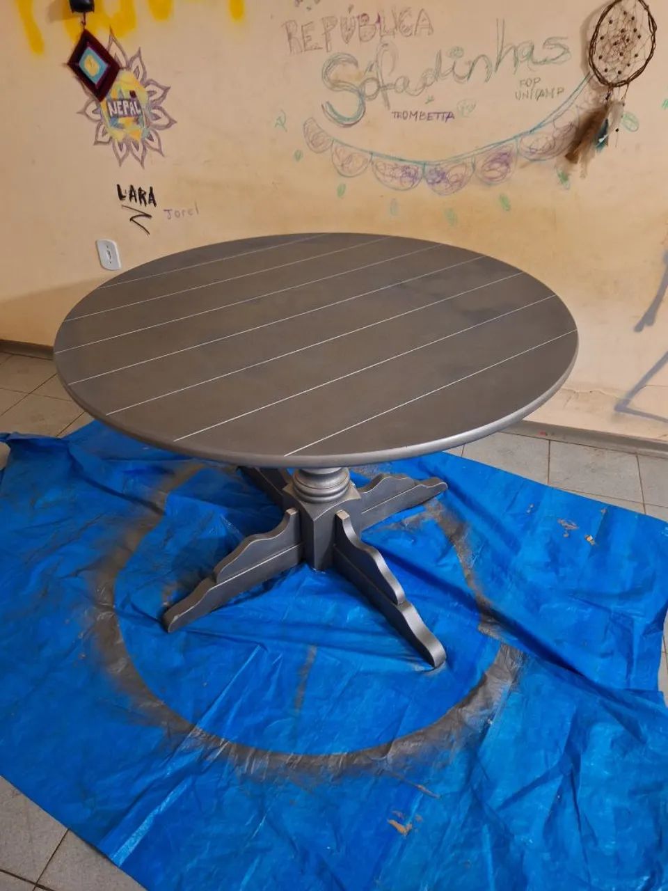 Mesa de Jantar Madeira Redonda Grande64169248780291120