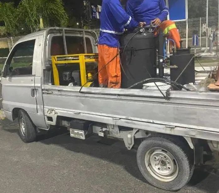 Máquina de sinalização viária de 40pes 