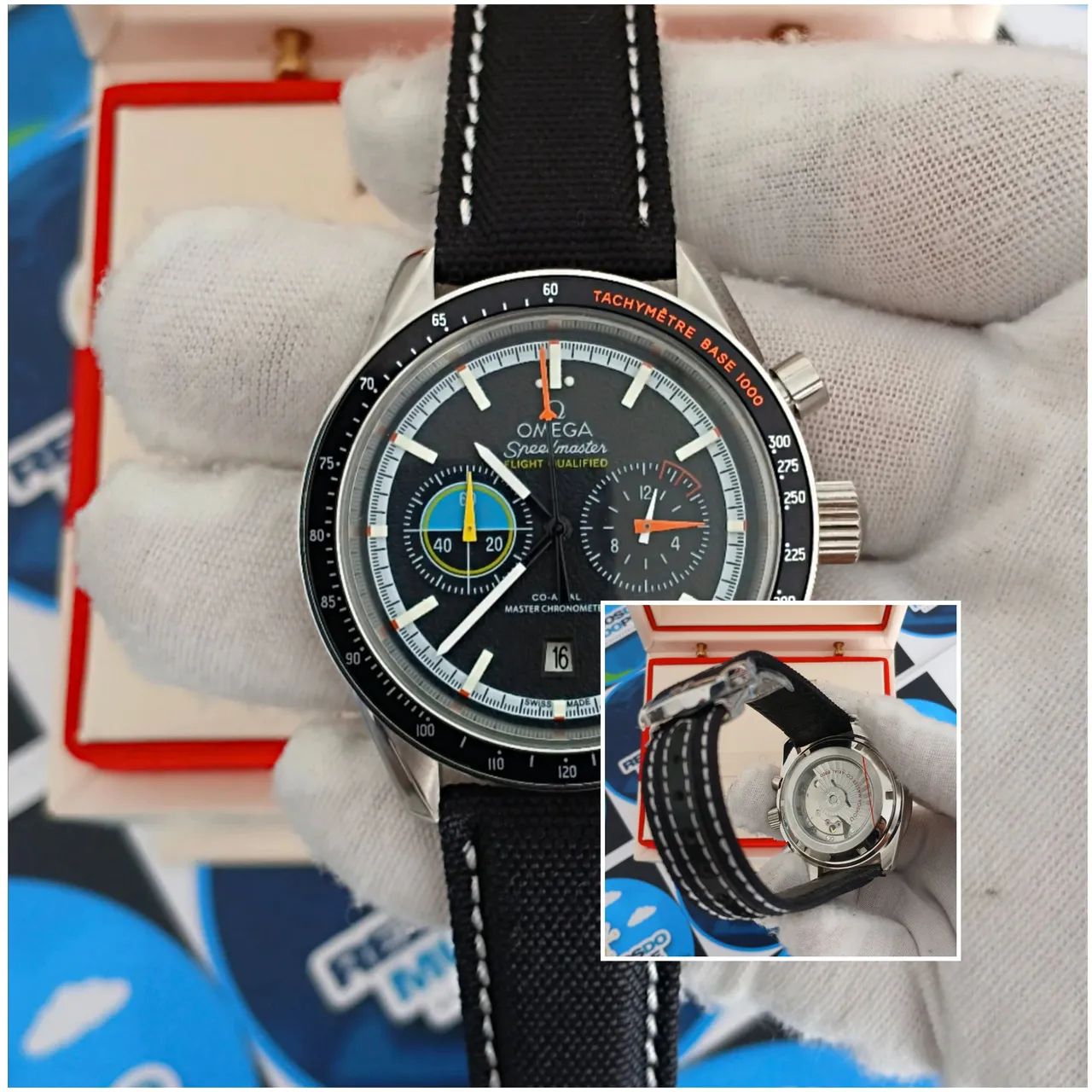 RELOGIO OMG SPEEDMASTER FLIGHT QUALIFIED AUTOMÁTICO 