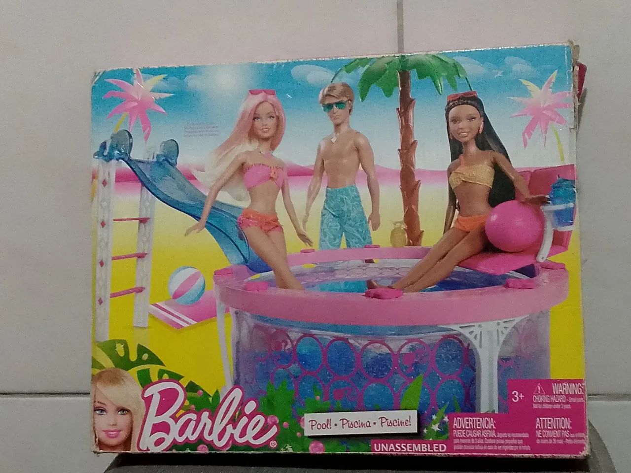 Piscininha de brinquedo da Barbie 