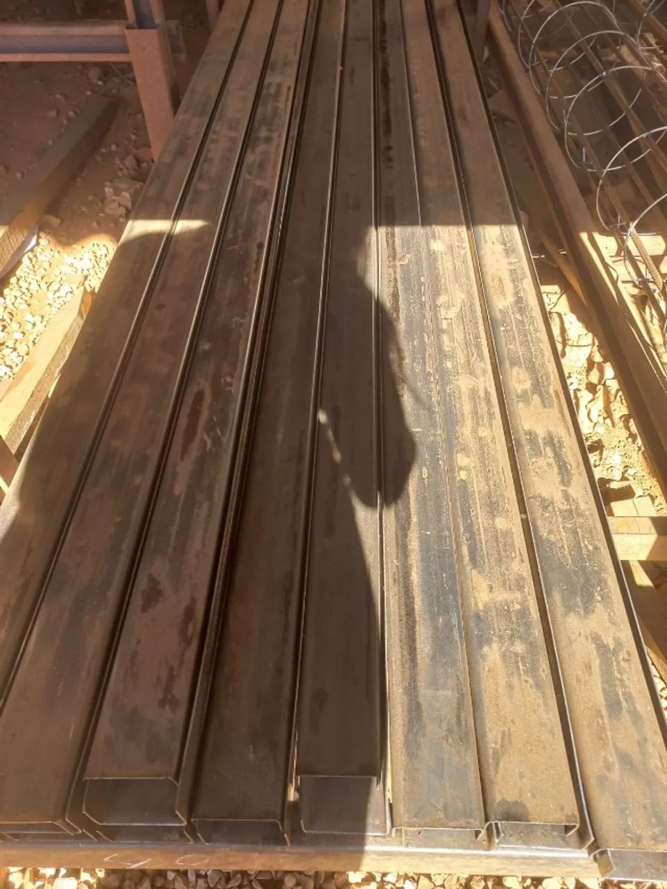 perfil u simples para tesoura 75x40 chapa 14 6 metros 89,90 a vista 