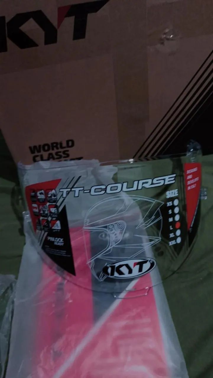 capacete kyt tt-course 58/60 leia a descrição  - Foto 10