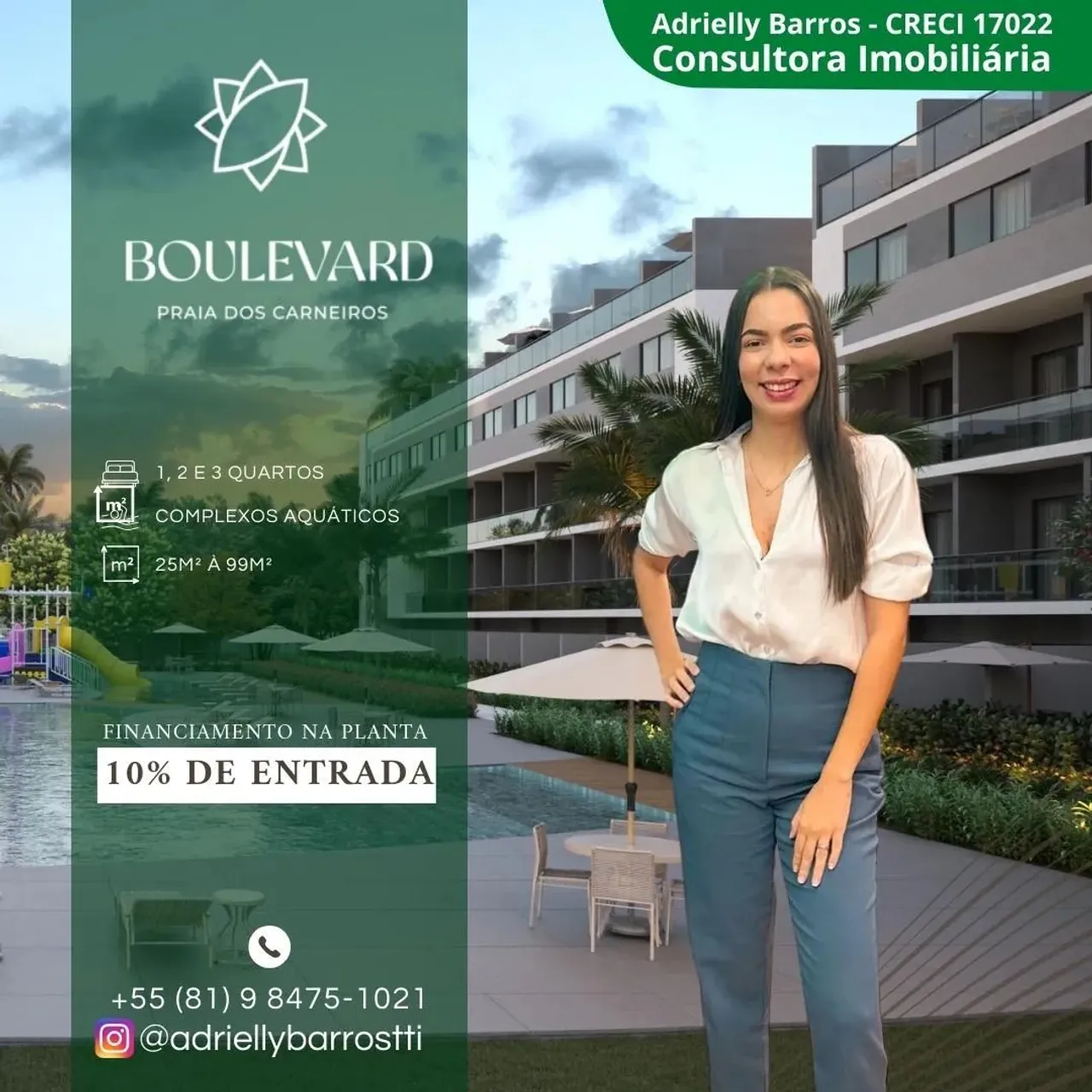 Flats em Carneiros a venda | Boulevard Rota DUE