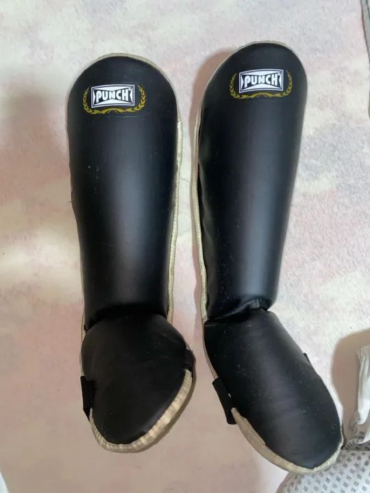 Caneleiras de Muay Thai marca Punch - Foto 2