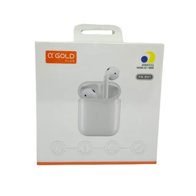 Fone De Ouvido Sem Fio Bluetooth 5.4 A'gold Premium Fn-B01 - Foto 5