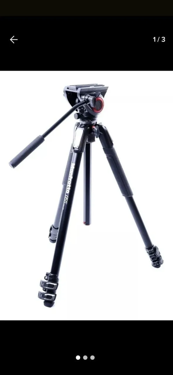 Tripé para foto e vídeo manfrotto