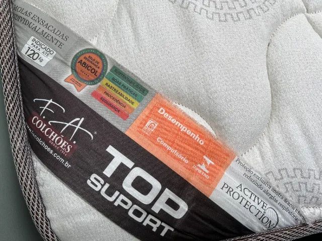 Cama de casal F.A. Colchoões de 1.800 por 900,00 - Foto 6