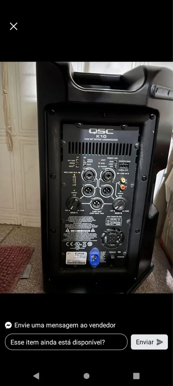 Caixa ativa 10" QSC K10