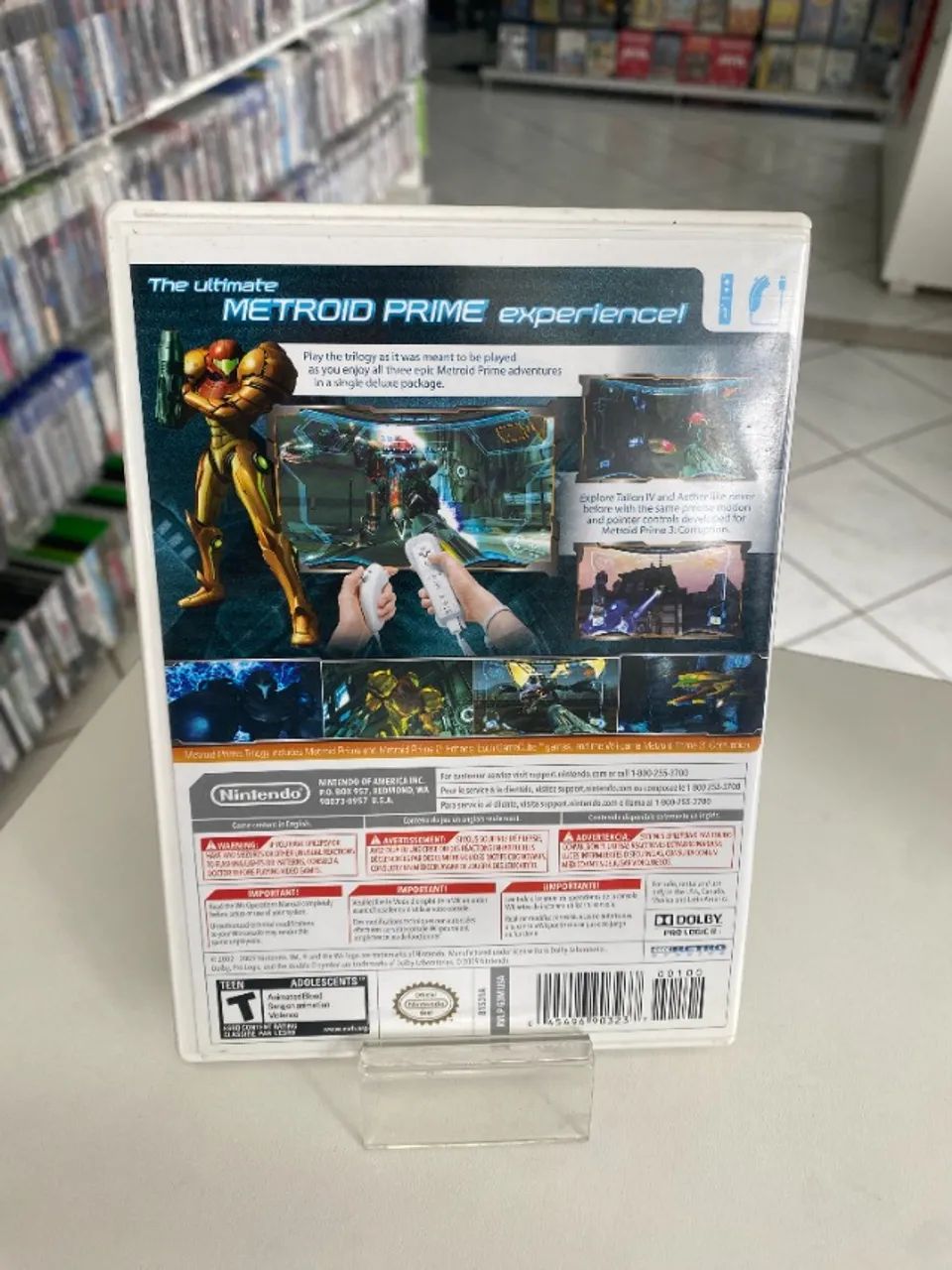 JOGO METROID PRIME TRILOGY SEMINOVO - WII64289873084035123