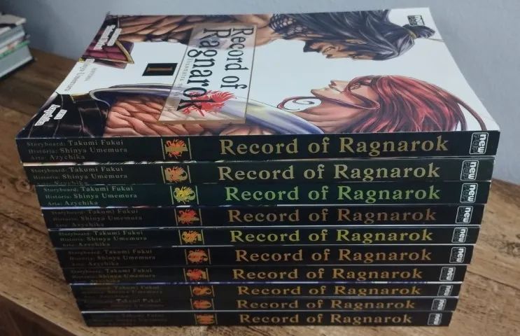 Mangá Record of Ragnarok - Volumes 1 ao 10 - Foto 2