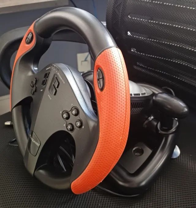 Volante Gamer Com Marcha e Pedal Multilaser JS087