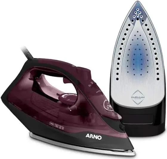Ferro elétrico a vapor ultragliss Arno 127v novo ferro de passar roupas