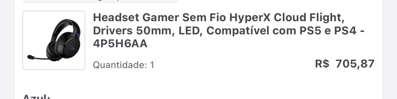 Headset gamer hyper x cloud flight  - Foto 3