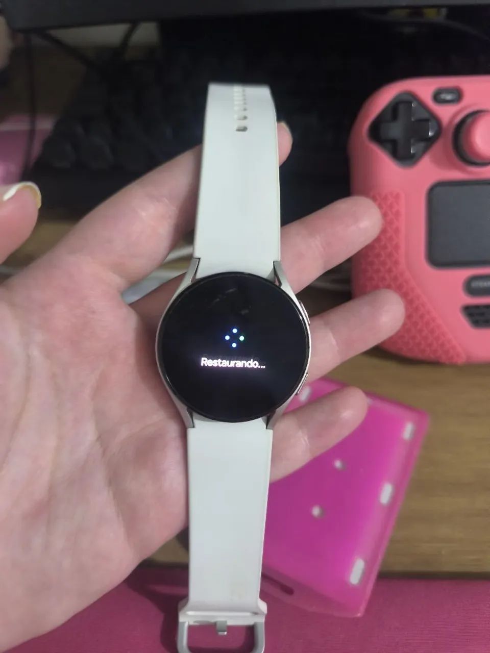 Samsung s21 fe de 256gb verde escuro 1 relógio smartwatch 4 samsung  - Foto 2