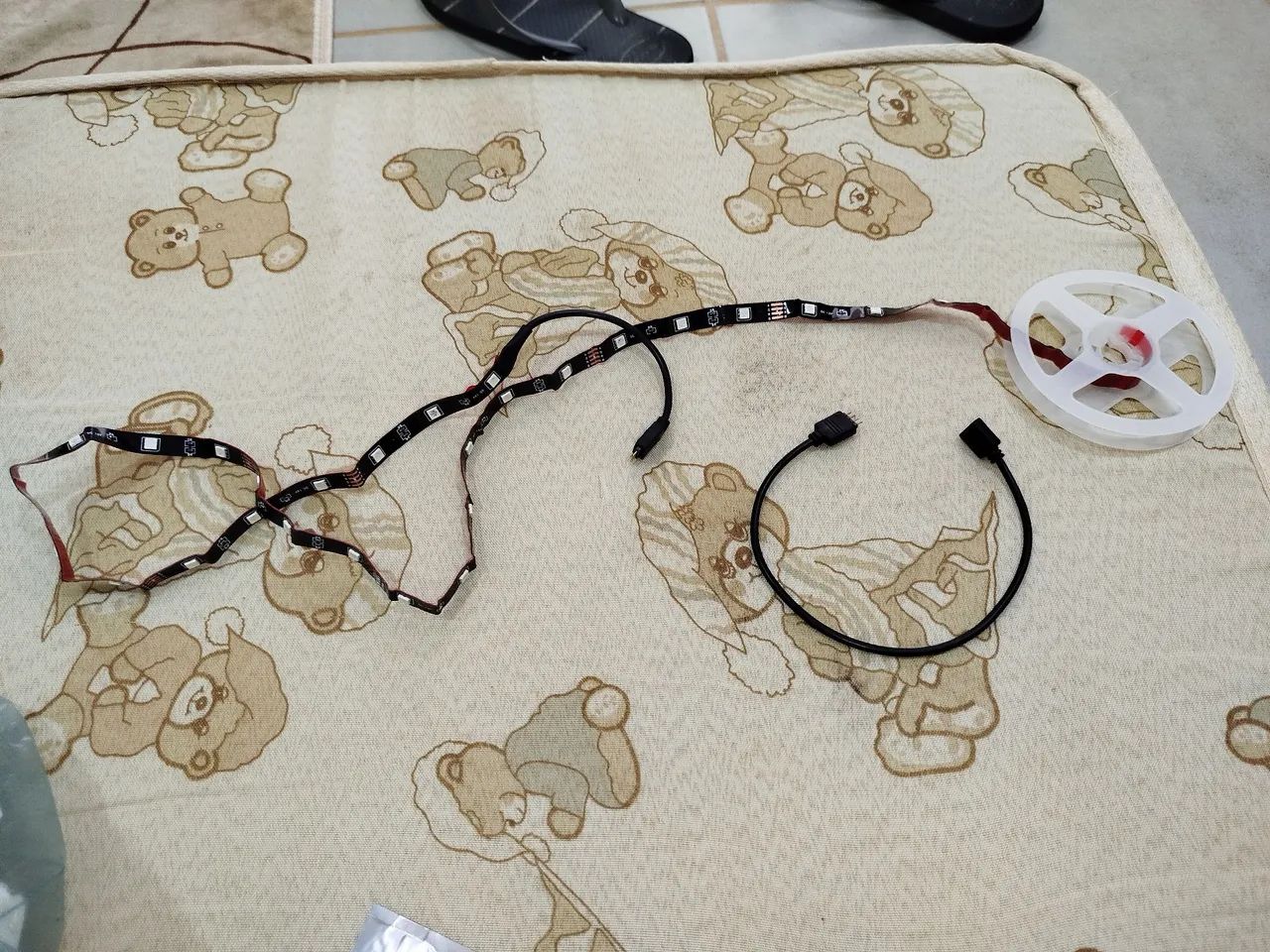 Fita de led USB e para placa mãe  - Foto 3