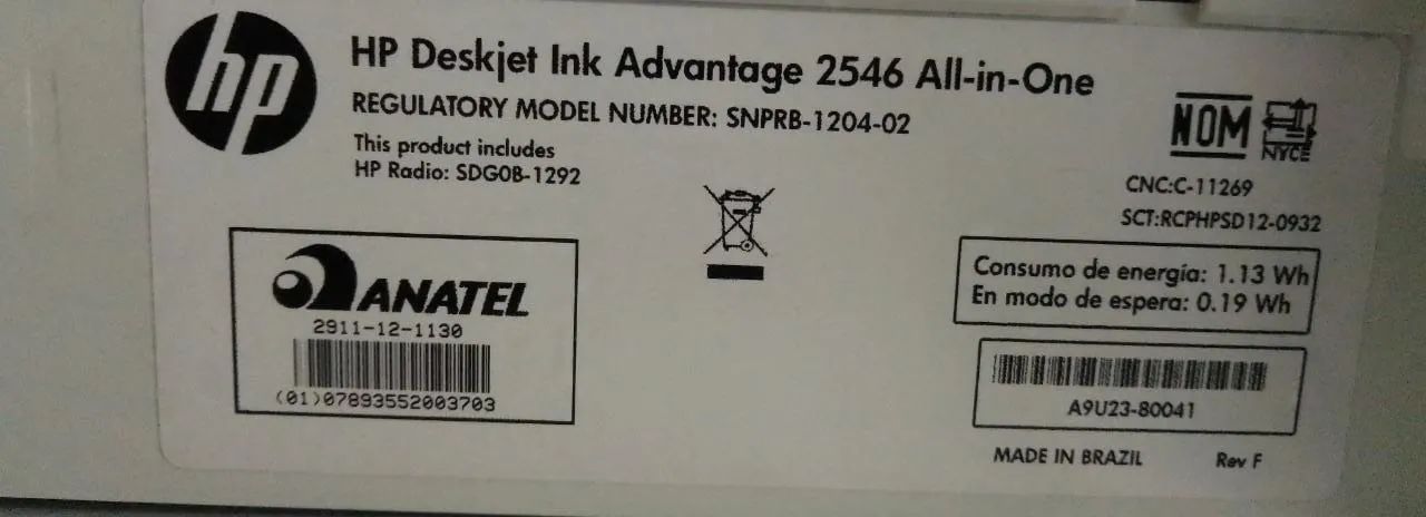 IMPRESSORA HP DESKJET 2546 - Foto 6