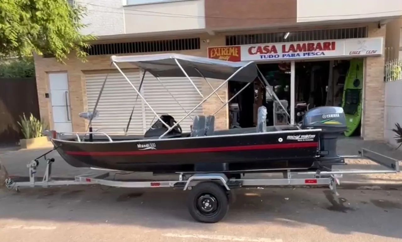 BARCO DE 5 METROS NOVO , MODELO MANDI CLX (TIPO LANCHA } ESPECIAL - Foto 5