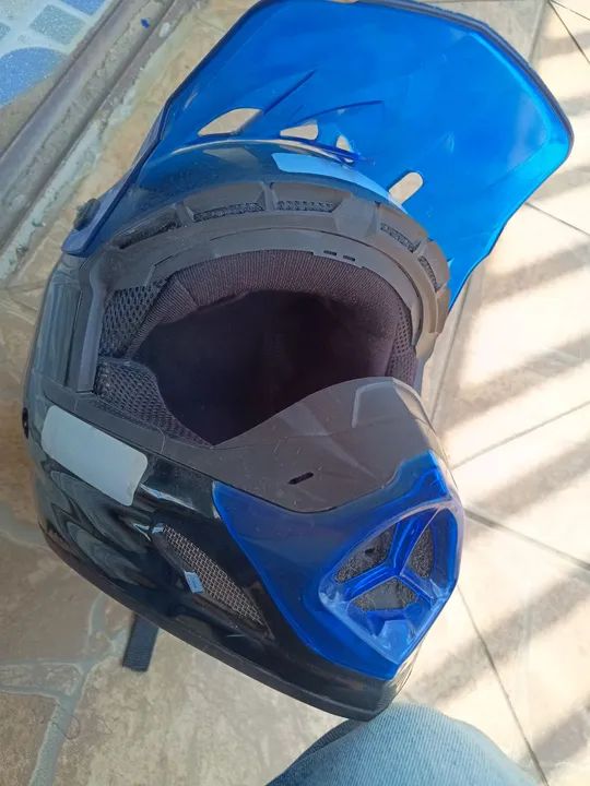 Capacete de Motocross para trilhas, corridas - Foto 3