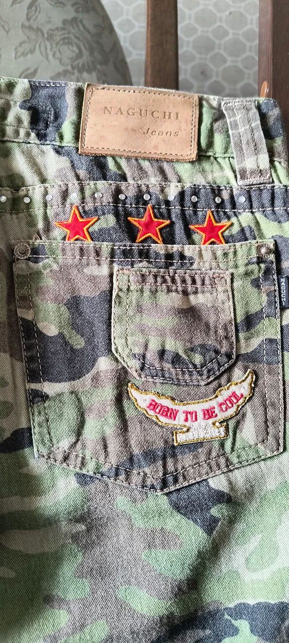 Calça comprida de cintura baixa Naguchi - Foto 4