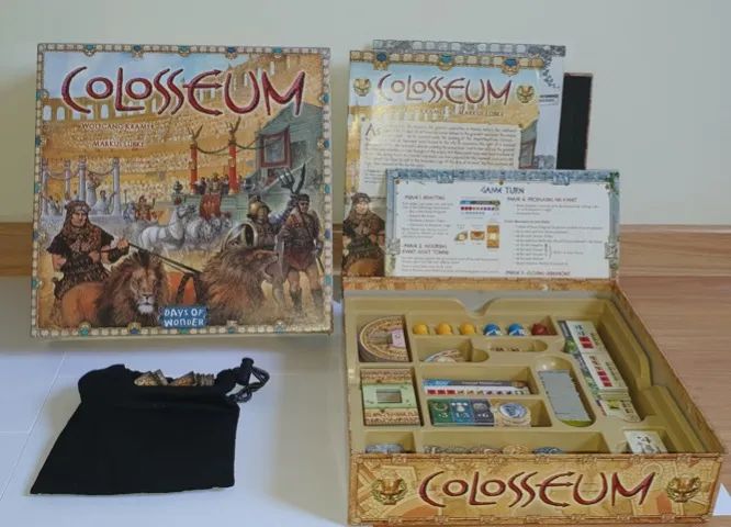 2 jogos Colosseum + Cleopatra (instruções em inglês)