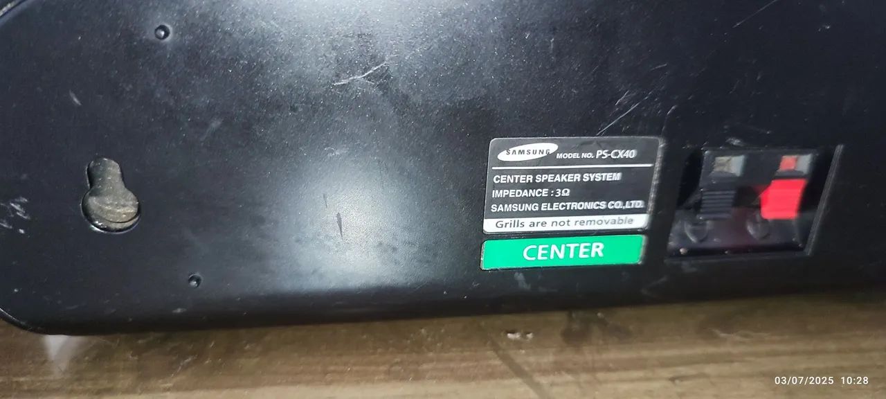 Caixinhas Samsung Ps-cx40 Home Theater - Foto 4