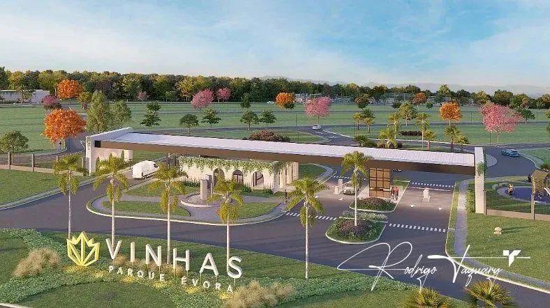 Vinhas Parque Évora  Lotes em condomínio fechado em Aparecida de Goiânia com lazer complet