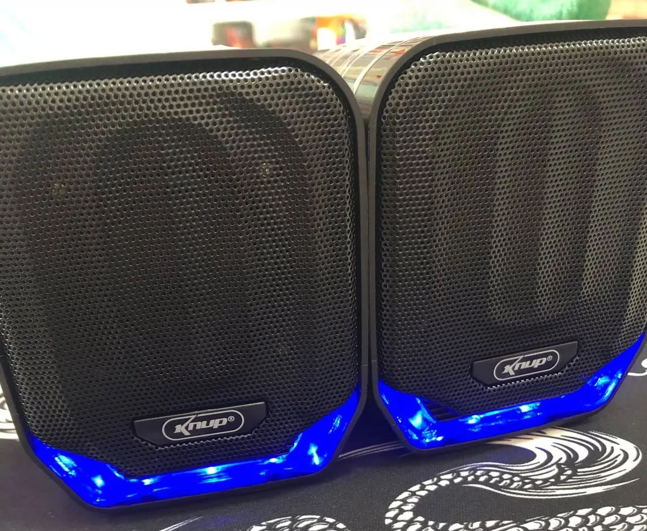 Caixa de Som Multimídia 2.0 Knup RO823 - Foto 2