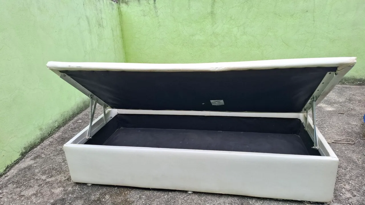 Base Cama Box com Baú - Ideal para Organização