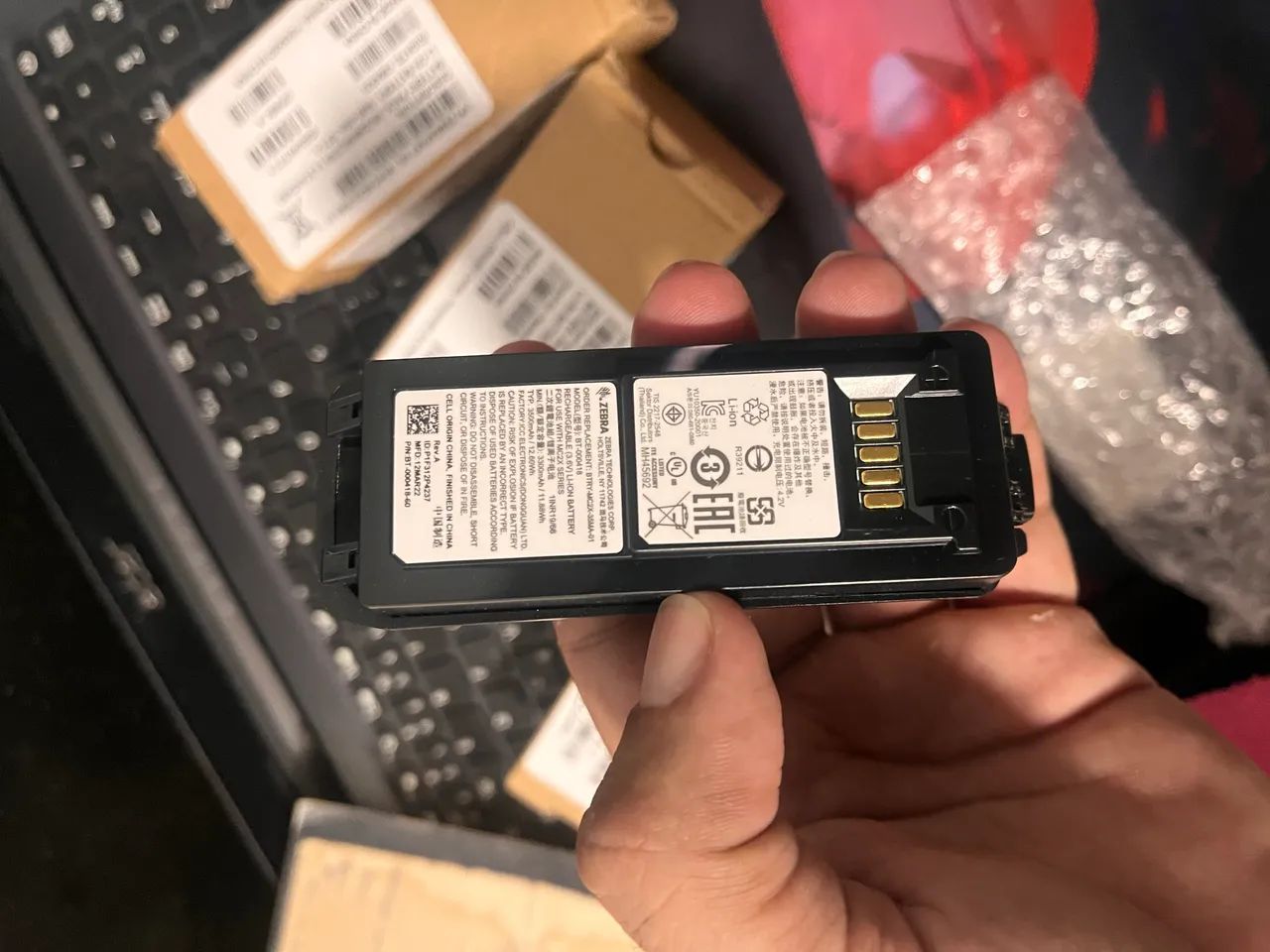Bateria Zebra para Coletor MC2200 e MC2700 - 3500mAh - Foto 4