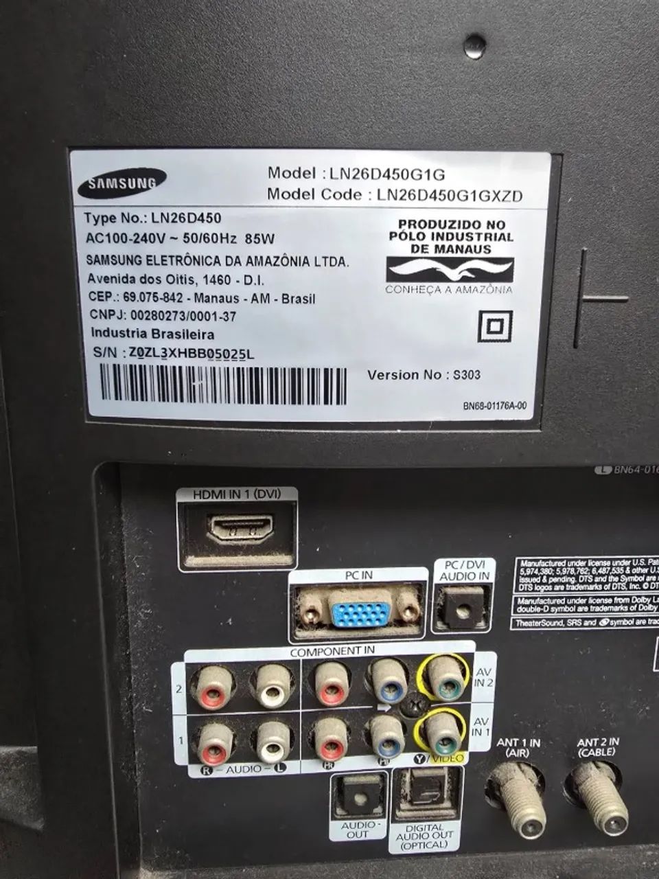 Televisão de 26 polegadas com tela LCD e resolução HD - Foto 2