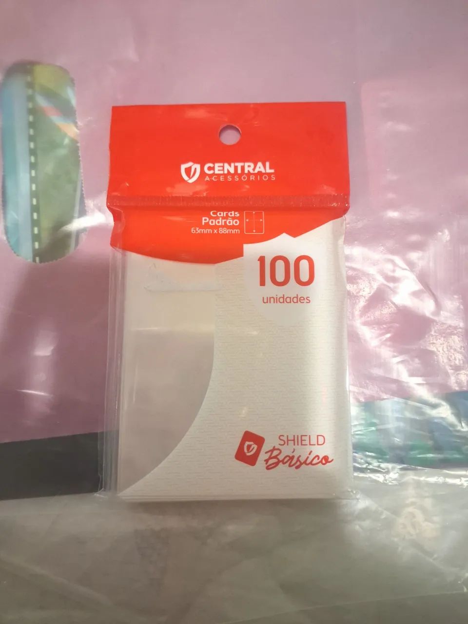 Pacote 100 sleeves Central Pokemon