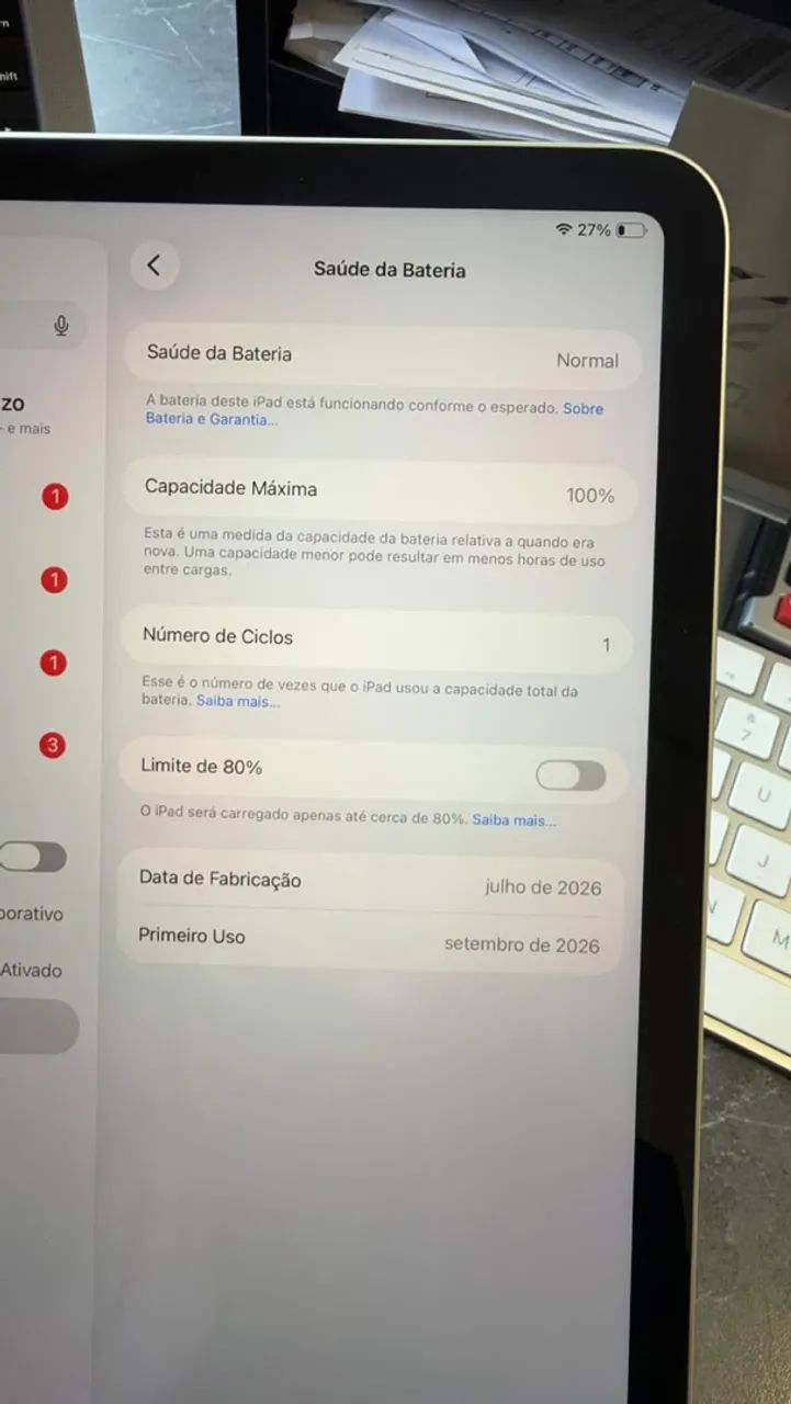 iPad A16 128gb Silver novo  - Foto 3
