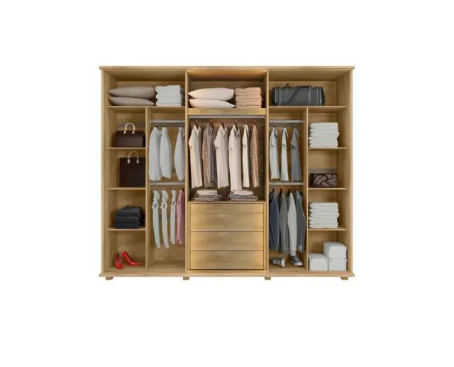 GUARDA ROUPA COM LED E VIDRO REFLECTA - MONTAGEM GRATUITA - Foto 2