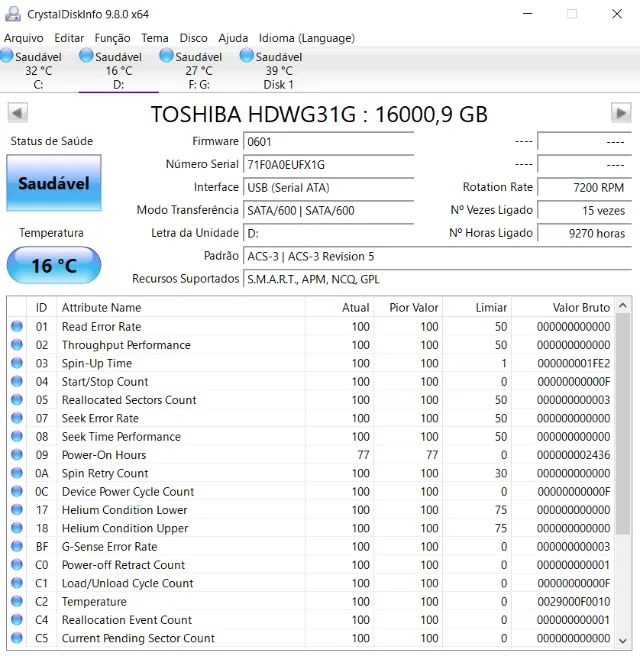 HDs 10tb e 16tb - Foto 2