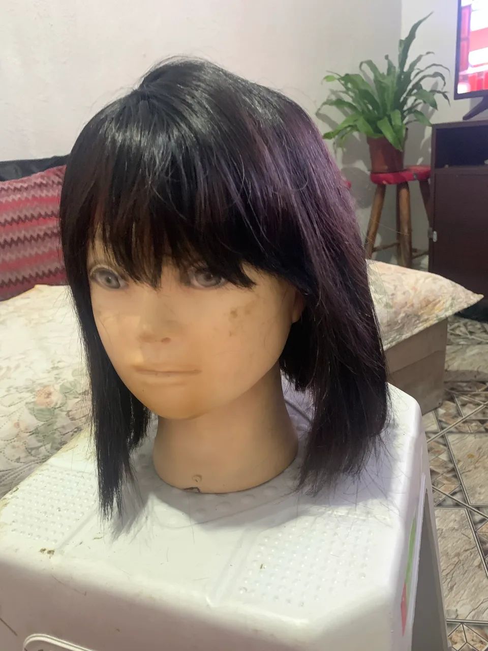 Vendo peruca humana Chanel - Foto 3