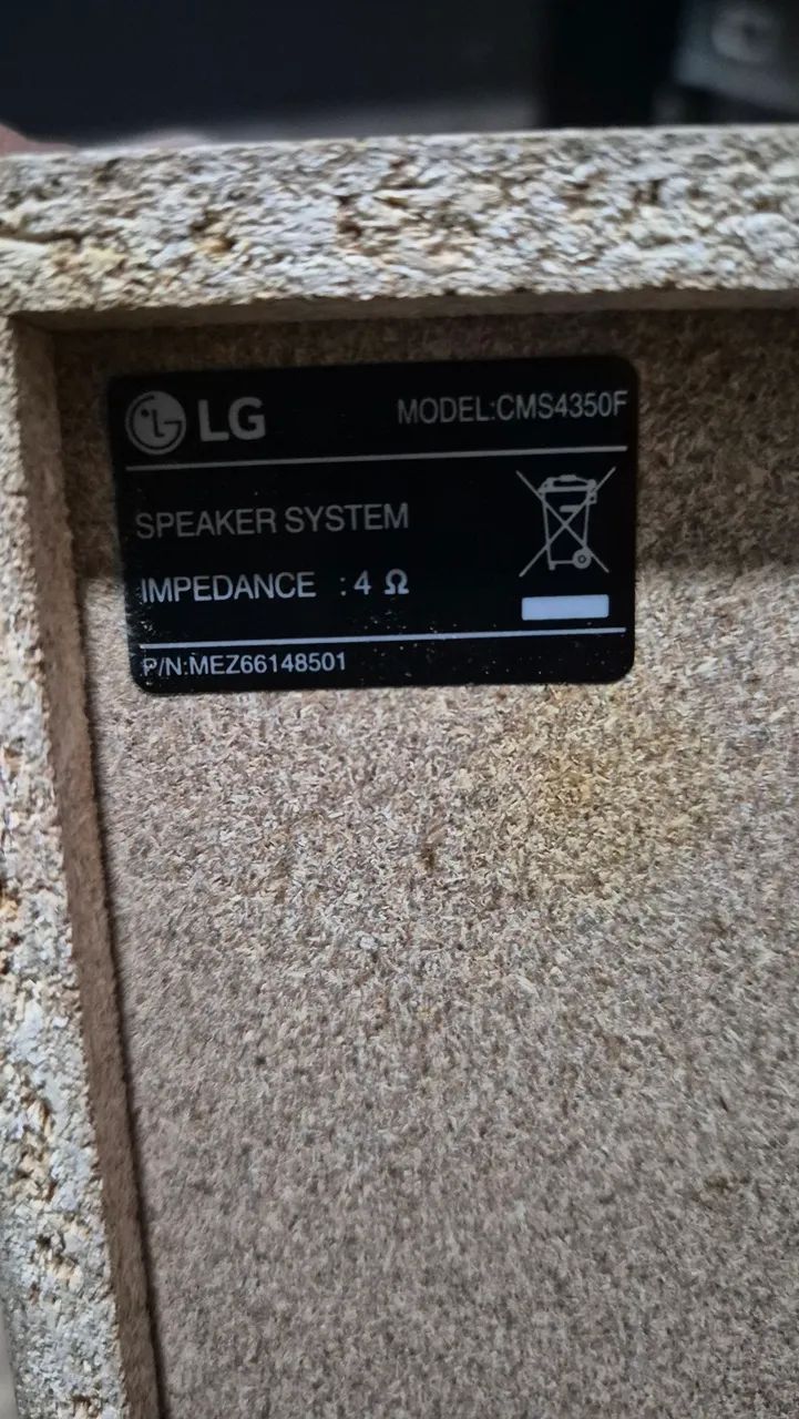 Caixas de som LG CMS430F  - Foto 3