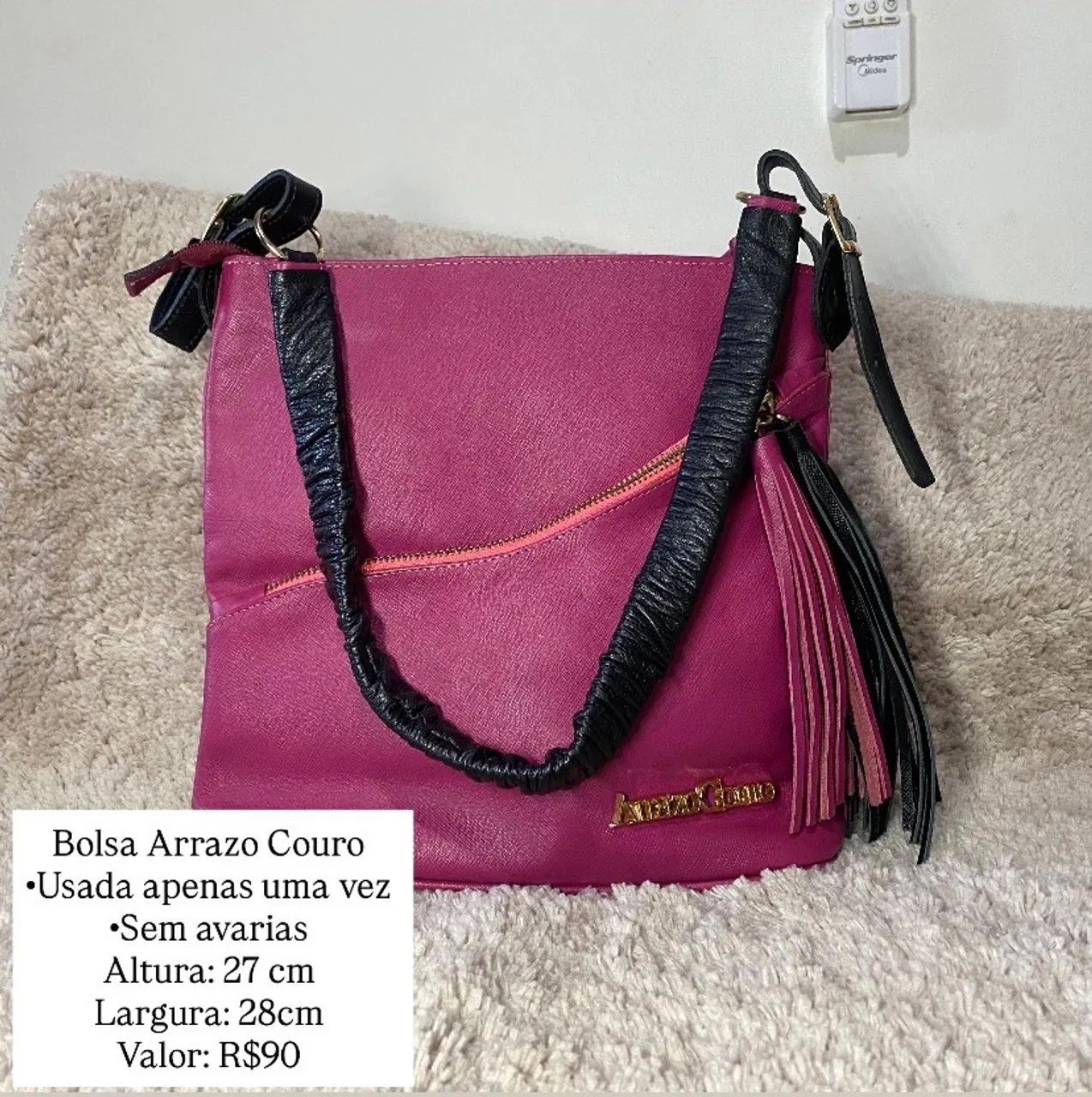 Bolsa Arrazo Couro 