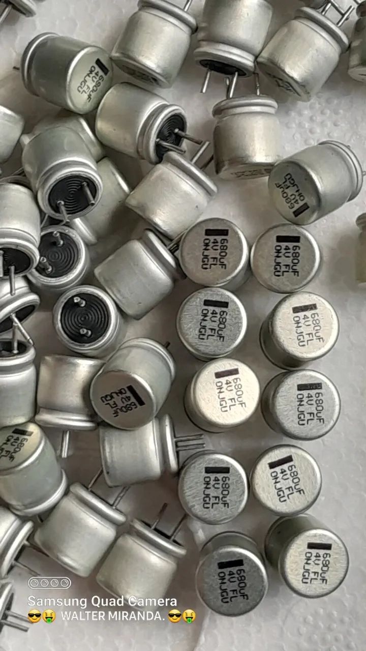 Capacitor Sólido * Novos Placa Mãe PAC 10 Un. Retirar 29,99 PIX. - Foto 2
